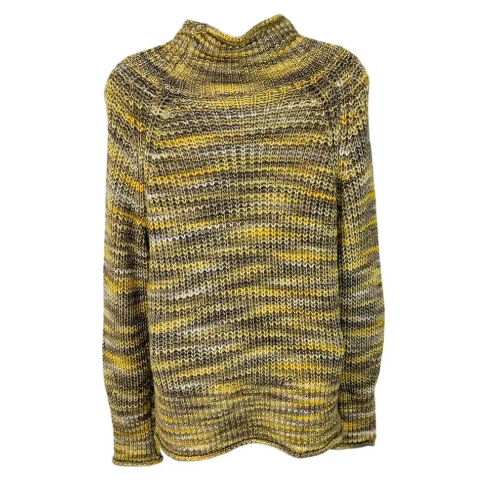 NIC + ZOE Women's Size XS Party Mix Ribbed Chunky Knit Neutral Sweater NEW